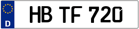 Truck License Plate